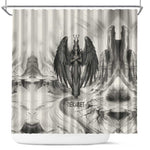Nekhbet Egyptian Shower Curtain Vulture Goddess Mother of Protection Wings Claws Desert