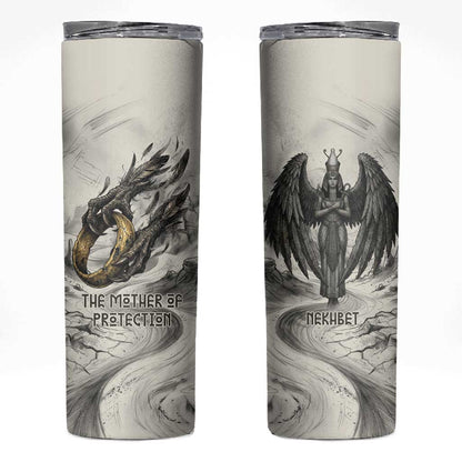 Nekhbet Egyptian Skinny Tumbler Vulture Goddess Mother of Protection Wings Claws Desert