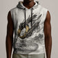 Nekhbet Egyptian Sleeveless Hoodie Vulture Goddess Mother of Protection Wings Claws Desert
