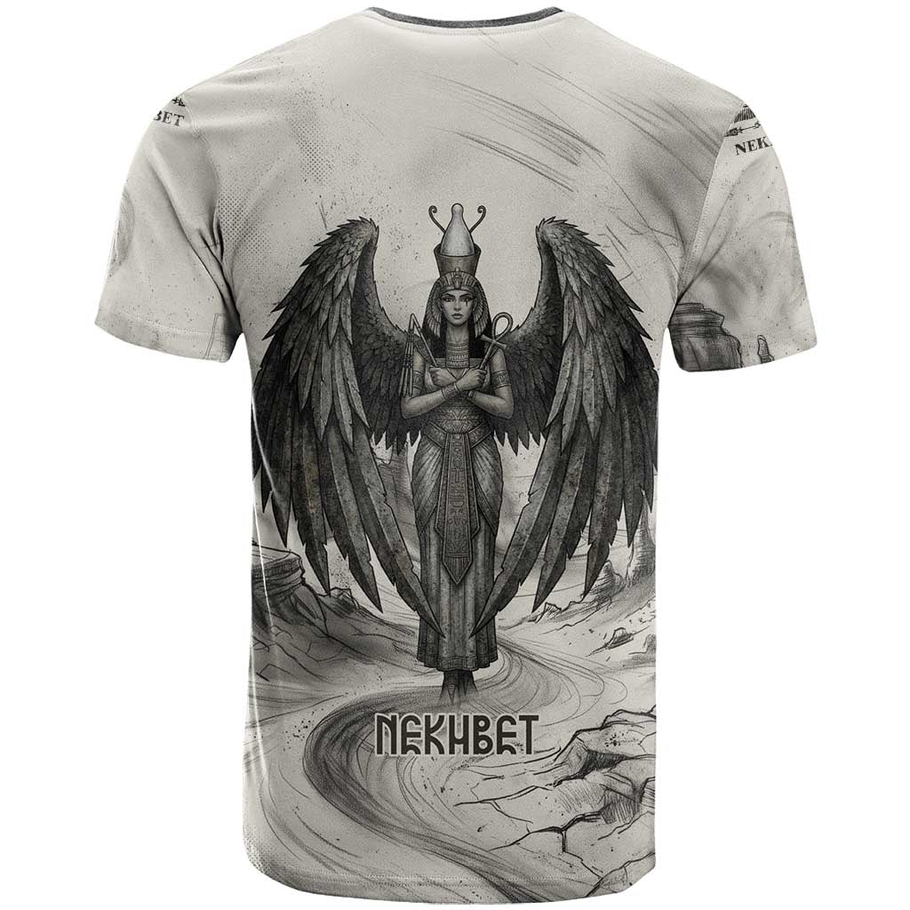 Nekhbet Egyptian T shirt Vulture Goddess Mother of Protection Wings Claws Desert