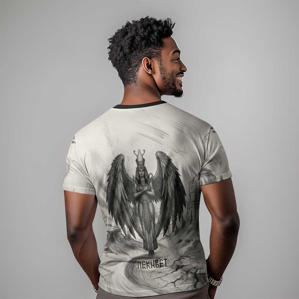 Nekhbet Egyptian T shirt Vulture Goddess Mother of Protection Wings Claws Desert