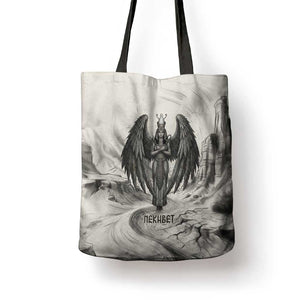 Nekhbet Egyptian Tote Bag Vulture Goddess Mother of Protection Wings Claws Desert