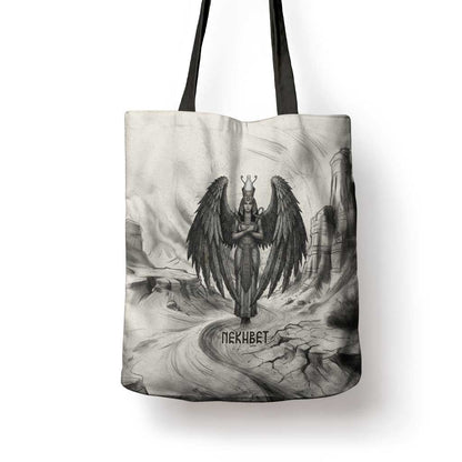 Nekhbet Egyptian Tote Bag Vulture Goddess Mother of Protection Wings Claws Desert