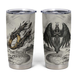 Nekhbet Egyptian Tumbler Cup Vulture Goddess Mother of Protection Wings Claws Desert