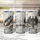 Nekhbet Egyptian Tumbler Cup Vulture Goddess Mother of Protection Wings Claws Desert