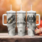 Nekhbet Egyptian Tumbler With Handle Vulture Goddess Mother of Protection Wings Claws Desert