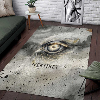 Nekhbet Area Rug Vulture Goddess Eye of Protection Sovereign of Upper Egypt