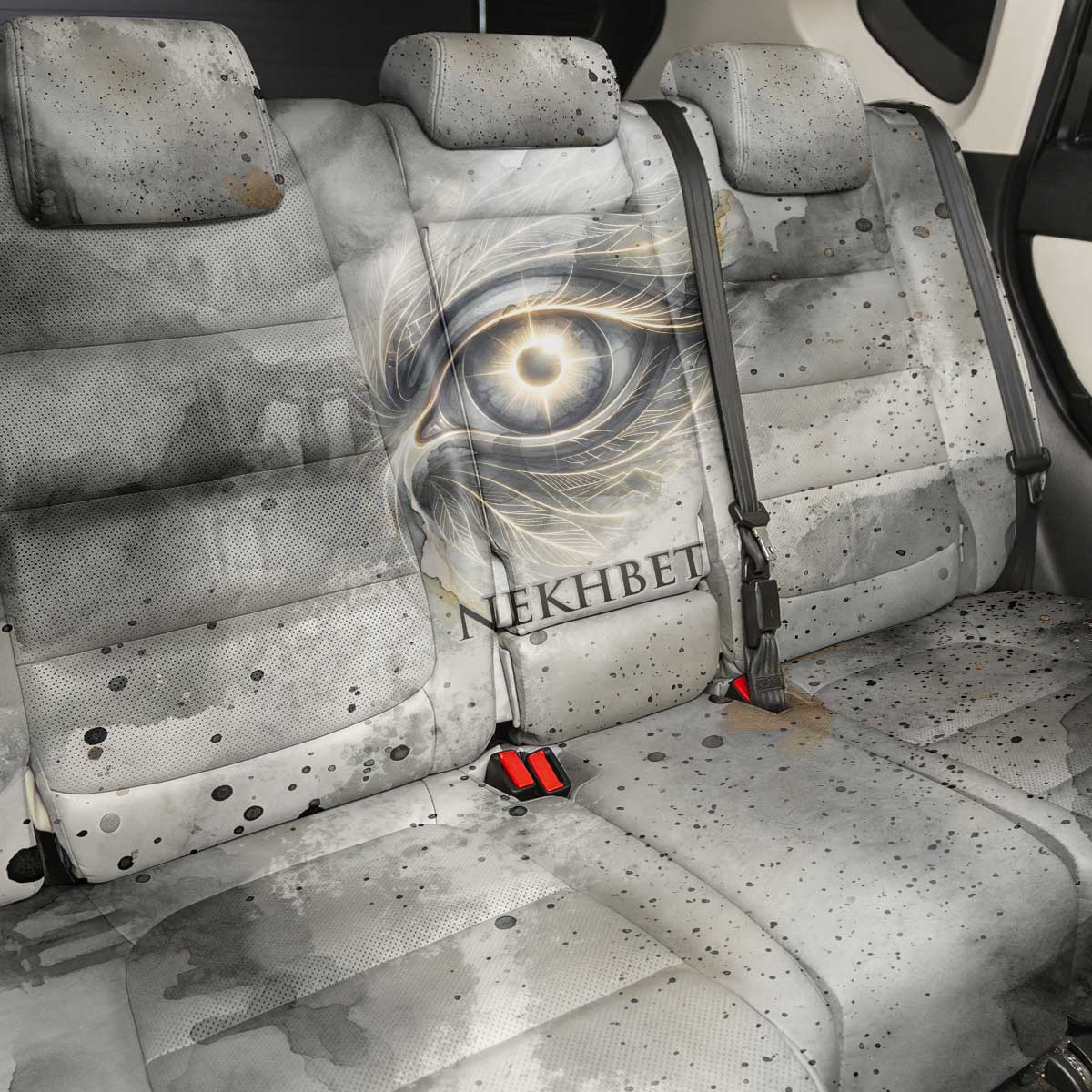 Nekhbet Back Car Seat Cover Vulture Goddess Eye of Protection Sovereign of Upper Egypt