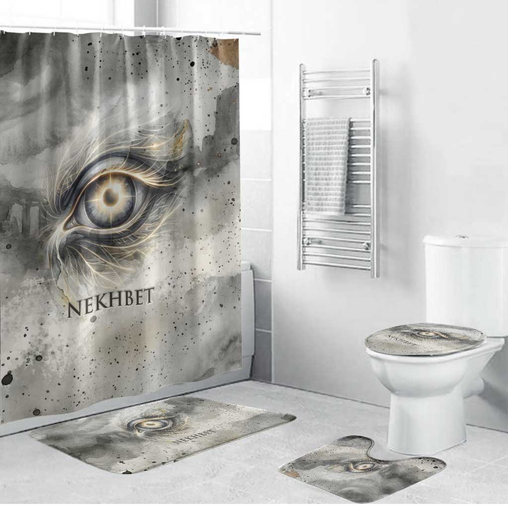 Nekhbet Bathroom Set Vulture Goddess Eye of Protection Sovereign of Upper Egypt