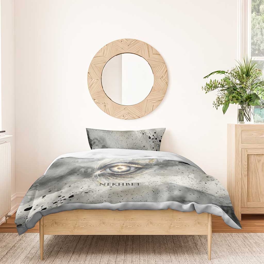 Nekhbet Bedding Set Vulture Goddess Eye of Protection Sovereign of Upper Egypt