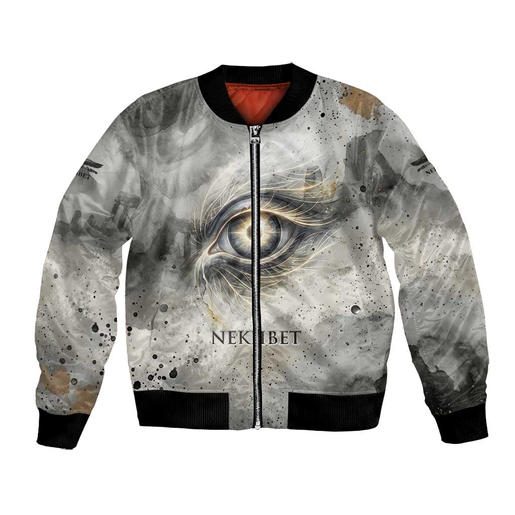 Nekhbet Bomber Jacket Vulture Goddess Eye of Protection Sovereign of Upper Egypt