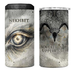 Nekhbet 4 in 1 Can Cooler Tumbler Vulture Goddess Eye of Protection Sovereign of Upper Egypt