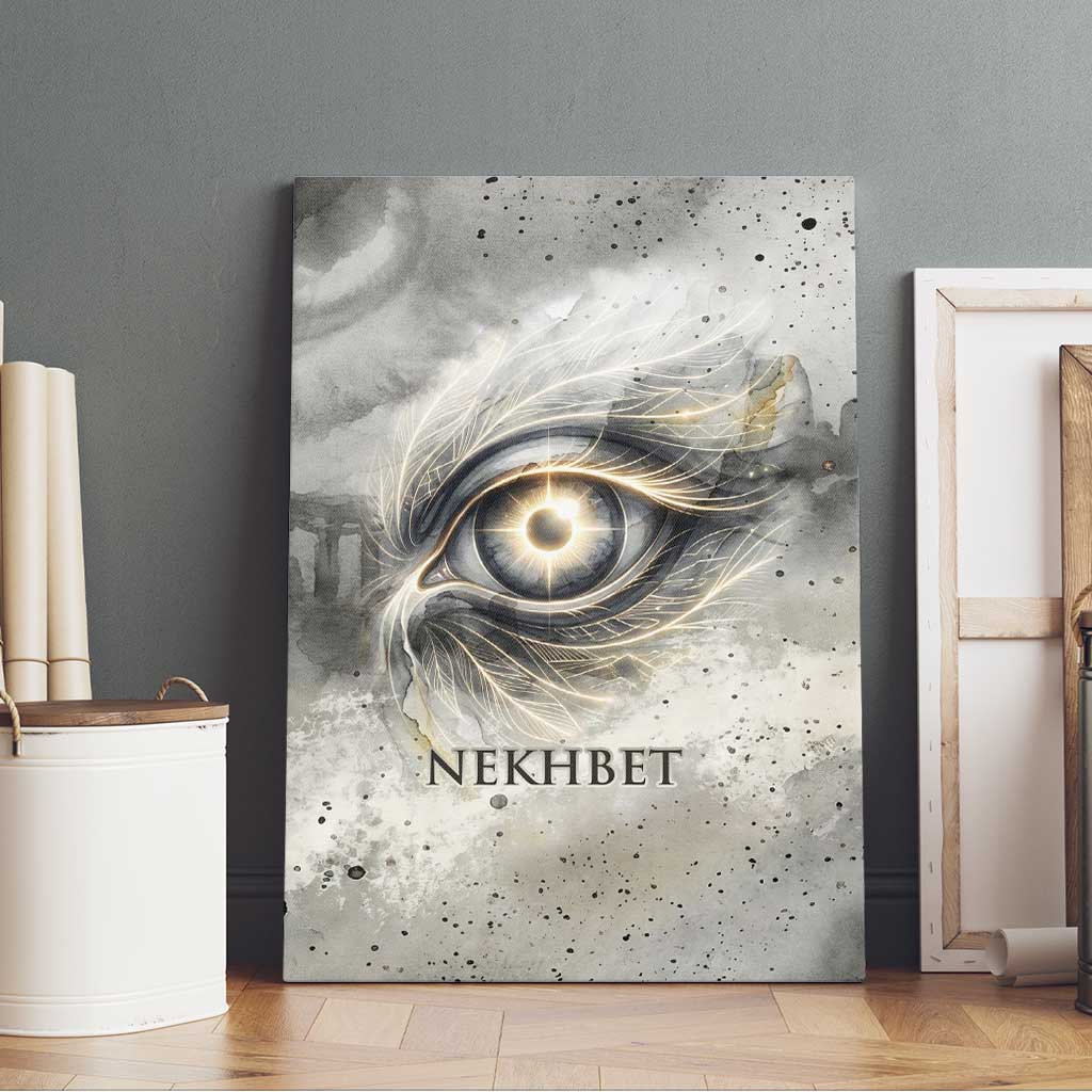 Nekhbet Canvas Wall Art Vulture Goddess Eye of Protection Sovereign of Upper Egypt