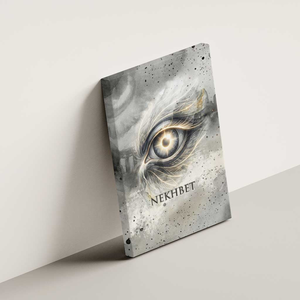 Nekhbet Canvas Wall Art Vulture Goddess Eye of Protection Sovereign of Upper Egypt