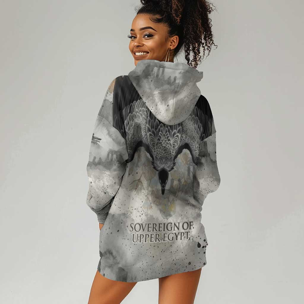 Nekhbet Hoodie Dress Vulture Goddess Eye of Protection Sovereign of Upper Egypt