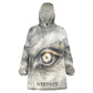 Nekhbet Kid Wearable Blanket Hoodie Vulture Goddess Eye of Protection Sovereign of Upper Egypt