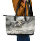 Nekhbet Leather Tote Bag Vulture Goddess Eye of Protection Sovereign of Upper Egypt