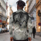 Nekhbet Long Sleeve Button Shirt Vulture Goddess Eye of Protection Sovereign of Upper Egypt