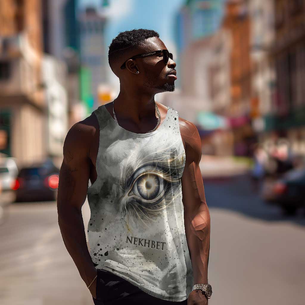 Nekhbet Men Tank Top Vulture Goddess Eye of Protection Sovereign of Upper Egypt
