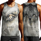 Nekhbet Men Tank Top Vulture Goddess Eye of Protection Sovereign of Upper Egypt