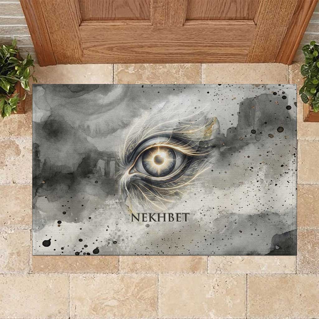 Nekhbet Rubber Doormat Vulture Goddess Eye of Protection Sovereign of Upper Egypt