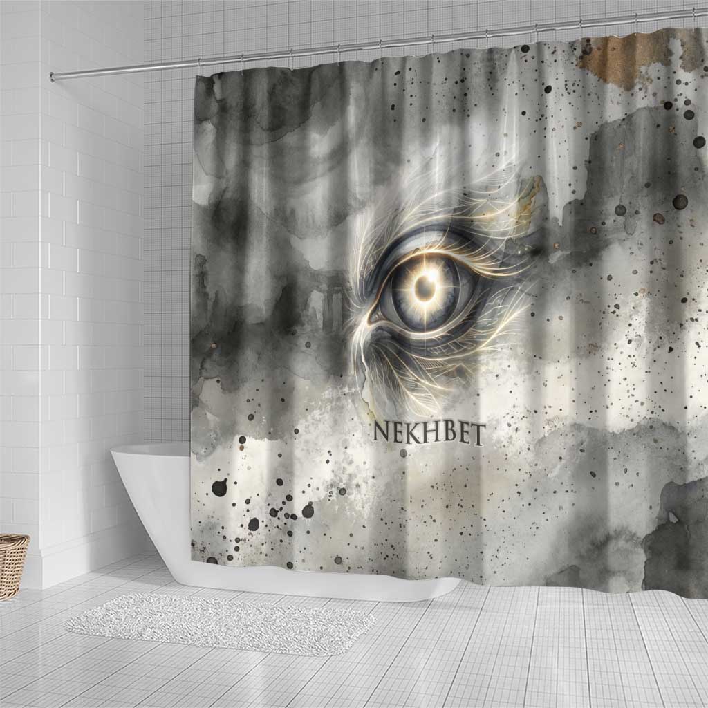 Nekhbet Shower Curtain Vulture Goddess Eye of Protection Sovereign of Upper Egypt