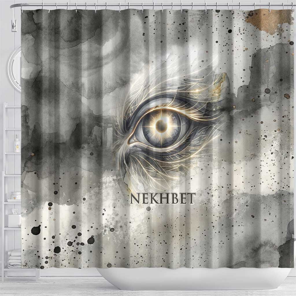Nekhbet Shower Curtain Vulture Goddess Eye of Protection Sovereign of Upper Egypt