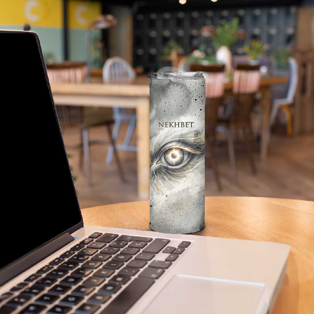 Nekhbet Skinny Tumbler Vulture Goddess Eye of Protection Sovereign of Upper Egypt