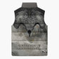 Nekhbet Sleeveless Puffer Jacket Vulture Goddess Eye of Protection Sovereign of Upper Egypt