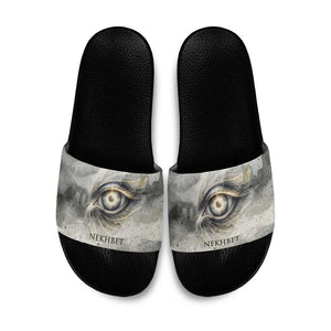 Nekhbet Slide Sandals Vulture Goddess Eye of Protection Sovereign of Upper Egypt