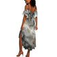 Nekhbet Summer Maxi Dress Vulture Goddess Eye of Protection Sovereign of Upper Egypt