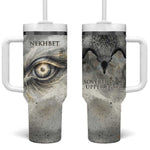 Nekhbet Tumbler With Handle Vulture Goddess Eye of Protection Sovereign of Upper Egypt
