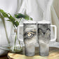 Nekhbet Tumbler With Handle Vulture Goddess Eye of Protection Sovereign of Upper Egypt