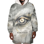 Nekhbet Wearable Blanket Hoodie Vulture Goddess Eye of Protection Sovereign of Upper Egypt