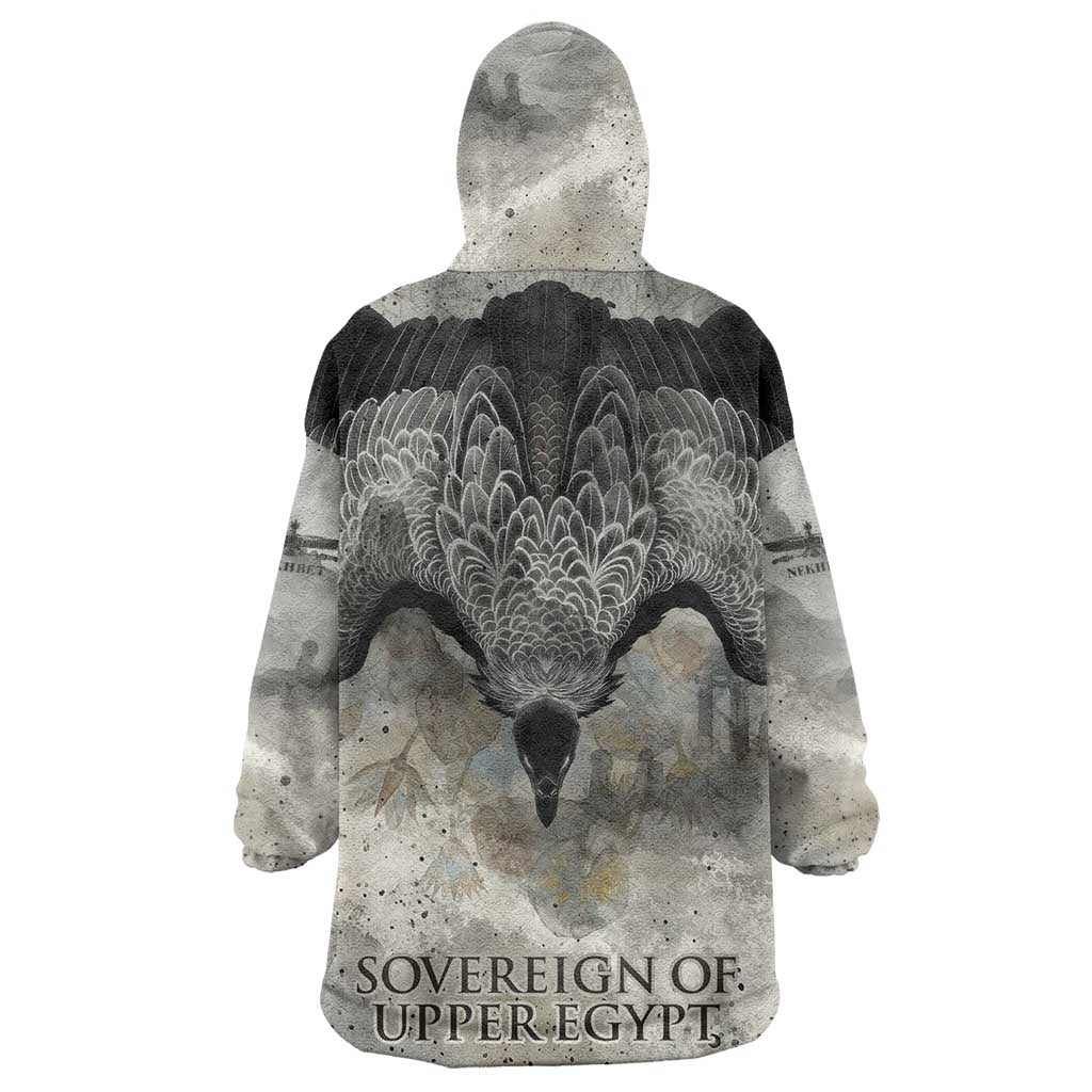 Nekhbet Wearable Blanket Hoodie Vulture Goddess Eye of Protection Sovereign of Upper Egypt