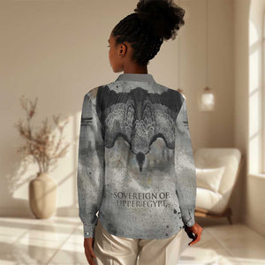 Nekhbet Women Casual Shirt Vulture Goddess Eye of Protection Sovereign of Upper Egypt