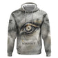 Nekhbet Zip Hoodie Vulture Goddess Eye of Protection Sovereign of Upper Egypt