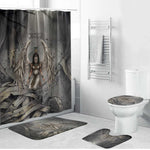 Nephthys Bathroom Set Mistress of the House Egyptian Goddess Wings