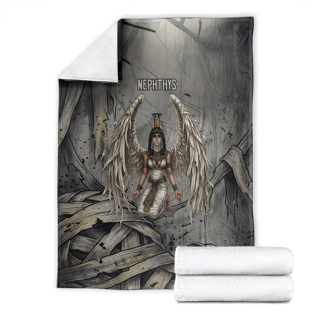 Nephthys Blanket Mistress of the House Egyptian Goddess Wings