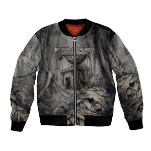 Nephthys Bomber Jacket Mistress of the House Egyptian Goddess Wings