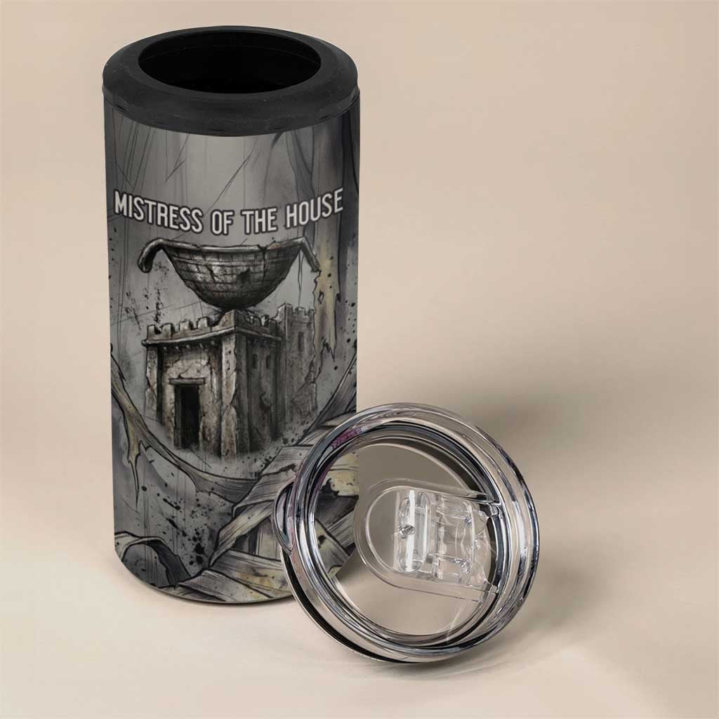Nephthys 4 in 1 Can Cooler Tumbler Mistress of the House Egyptian Goddess Wings