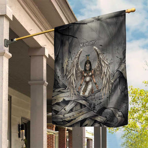 Nephthys Garden Flag Mistress of the House Egyptian Goddess Wings
