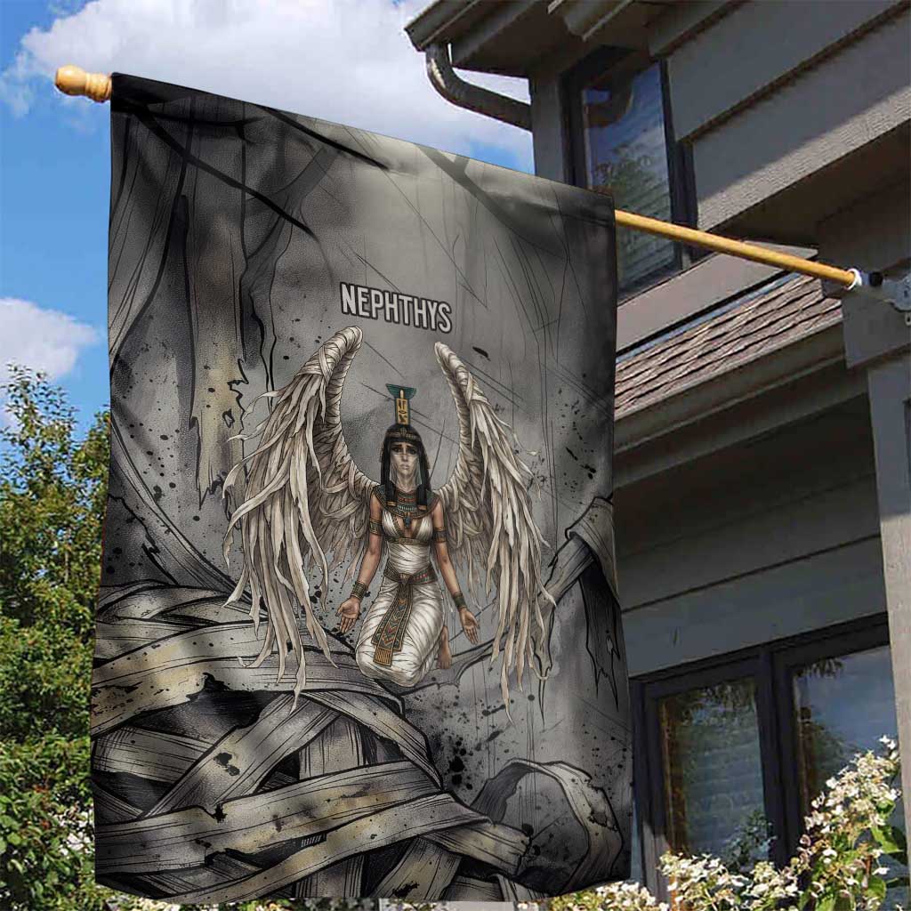 Nephthys Garden Flag Mistress of the House Egyptian Goddess Wings
