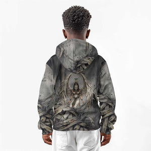 Nephthys Kid Hoodie Mistress of the House Egyptian Goddess Wings