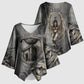 Nephthys Kimono Sleeve Blouse Mistress of the House Egyptian Goddess Wings