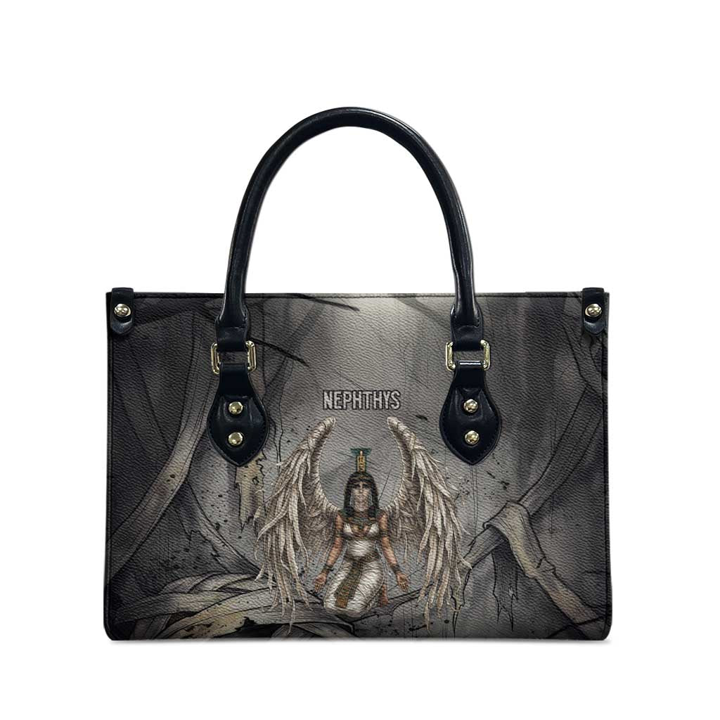 Nephthys Leather Bag Mistress of the House Egyptian Goddess Wings
