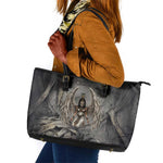 Nephthys Leather Tote Bag Mistress of the House Egyptian Goddess Wings
