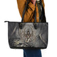 Nephthys Leather Tote Bag Mistress of the House Egyptian Goddess Wings