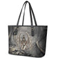 Nephthys Leather Tote Bag Mistress of the House Egyptian Goddess Wings