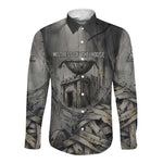 Nephthys Long Sleeve Button Shirt Mistress of the House Egyptian Goddess Wings